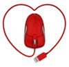 red computer mouse